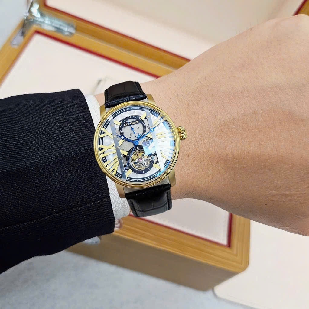 Đồng Hồ Nam Thomas Earnshaw Automatic Open heart ES-8095-02