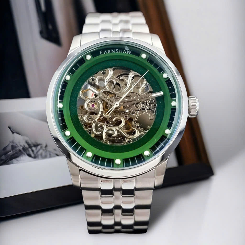 Đồng Hồ Nam Thomas Earnshaw Automatic Open Heart ES-8237-11