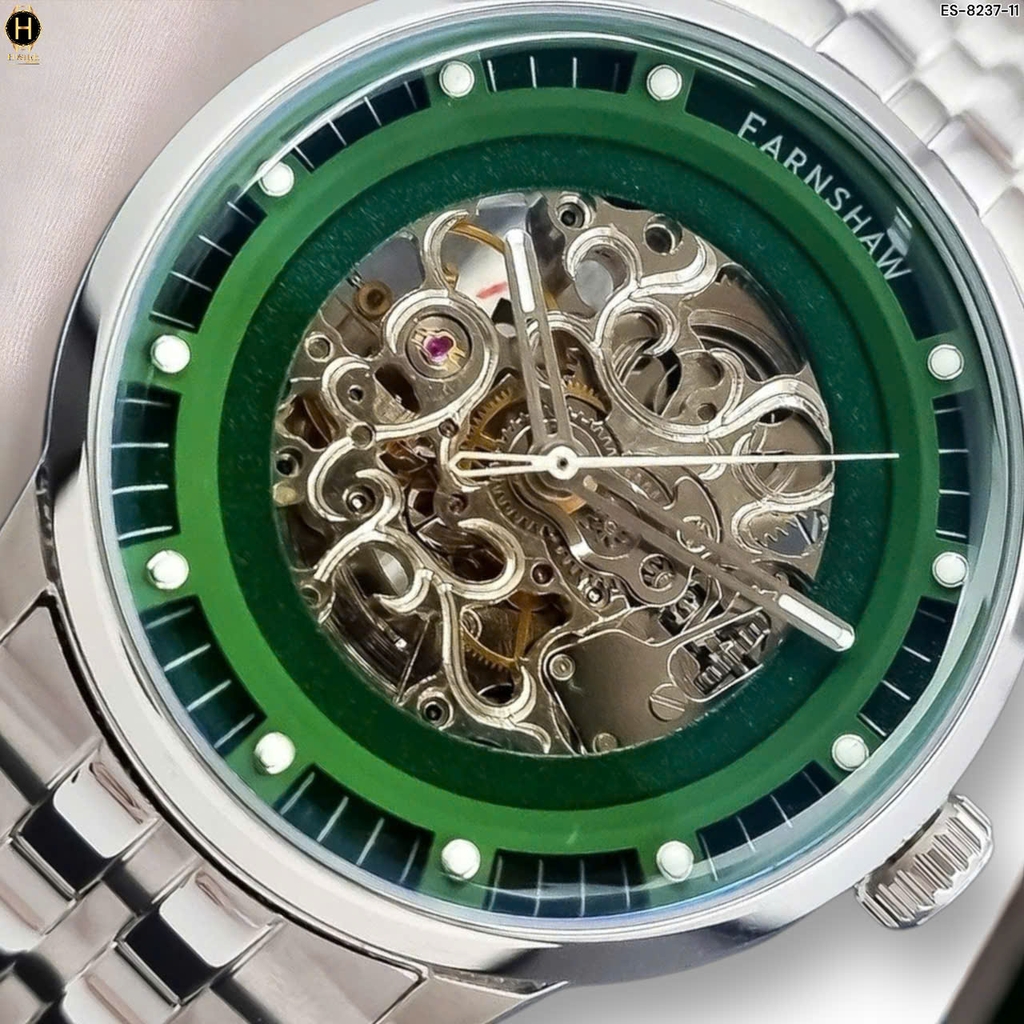 Đồng Hồ Nam Thomas Earnshaw Automatic Open Heart ES-8237-11