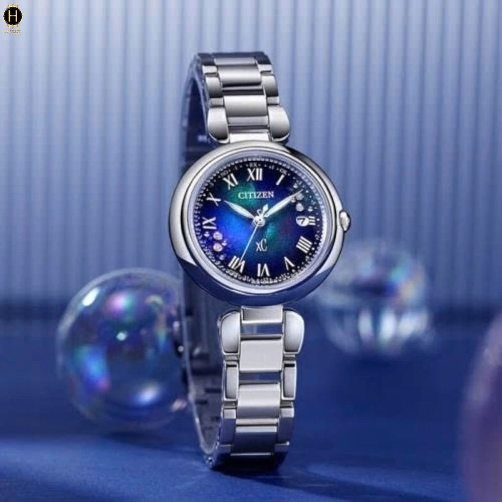 Đồng Hồ Nữ Citizen Quartz Eco-Drive XC Radio-Controlled Super TitaniumTM Limited 1700pcs ES9460-61L