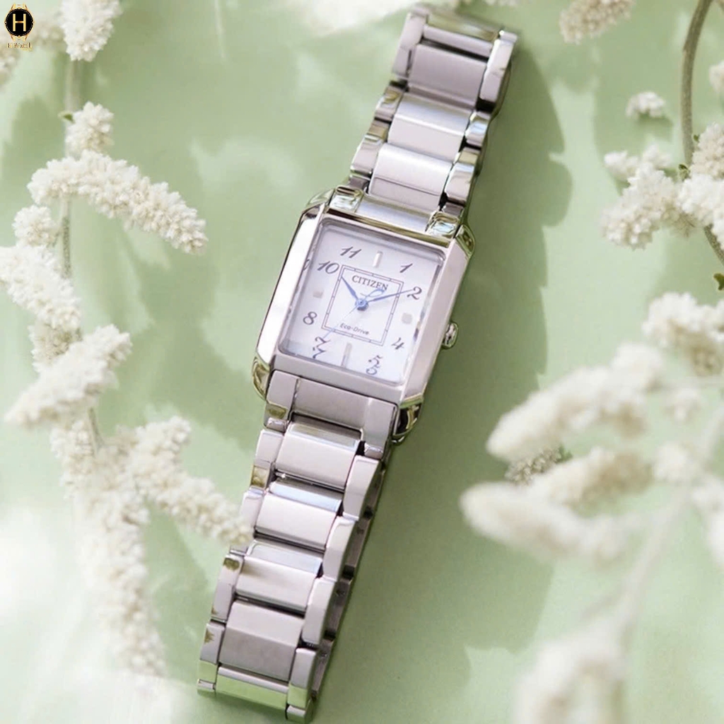 Đồng Hồ Nữ Citizen Quartz Eco-Drive L Bianca Silver Tone Watch 21.5mm EW5600-87D