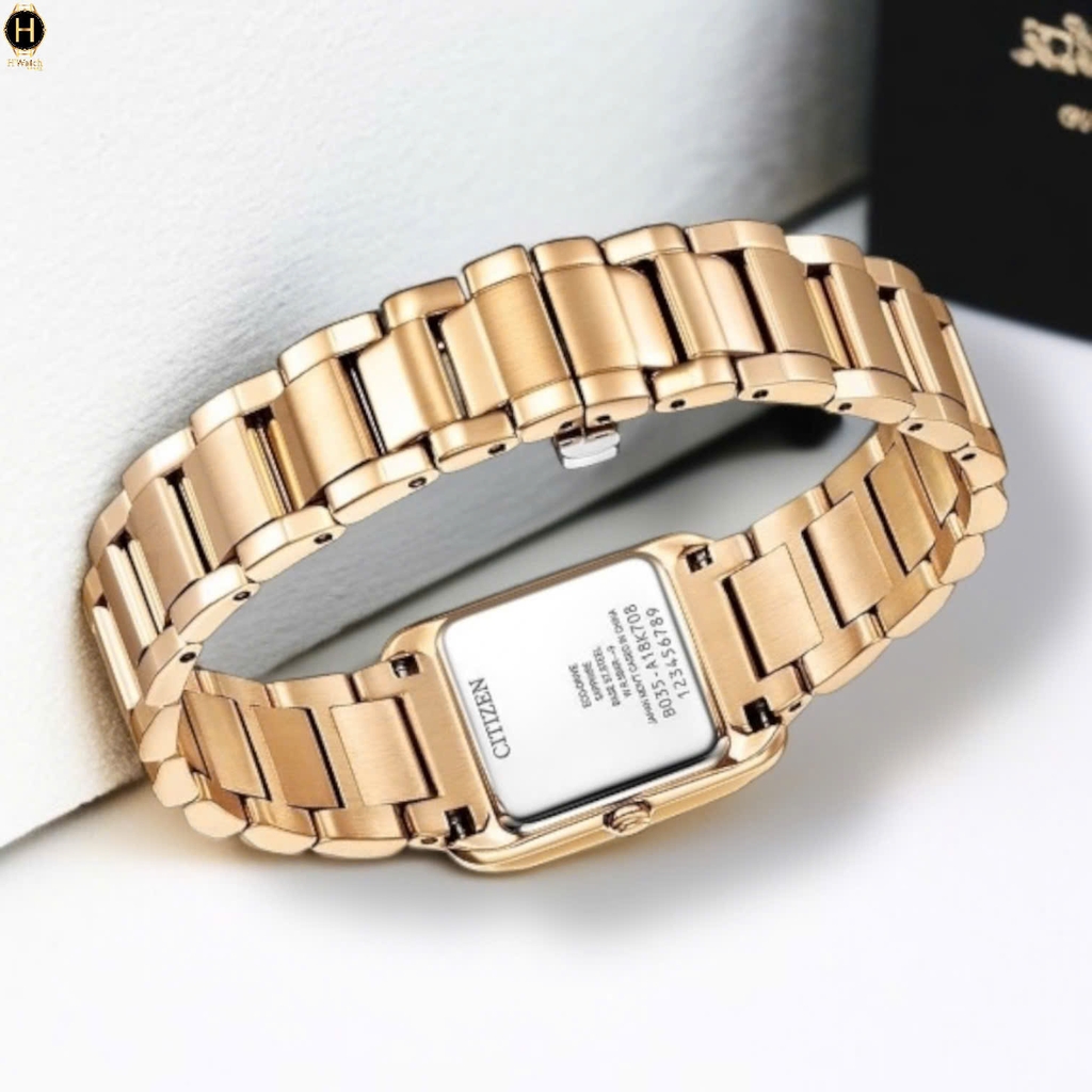 Đồng Hồ Nữ Citizen Quartz Eco-Drive L Bianca Rose Tone Watch 21.5mm EW5603-89Y