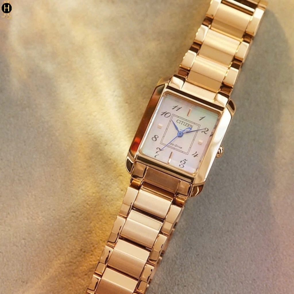 Đồng Hồ Nữ Citizen Quartz Eco-Drive L Bianca Rose Tone Watch 21.5mm EW5603-89Y