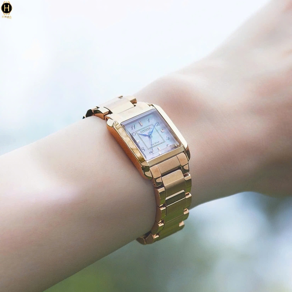 Đồng Hồ Nữ Citizen Quartz Eco-Drive L Bianca Rose Tone Watch 21.5mm EW5603-89Y