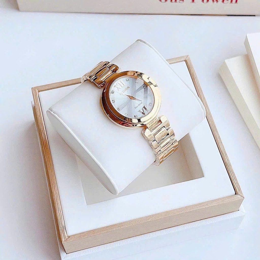 Đồng Hồ Nữ Citizen Quartz Eco -Drive Capella Collection EX1512-53A