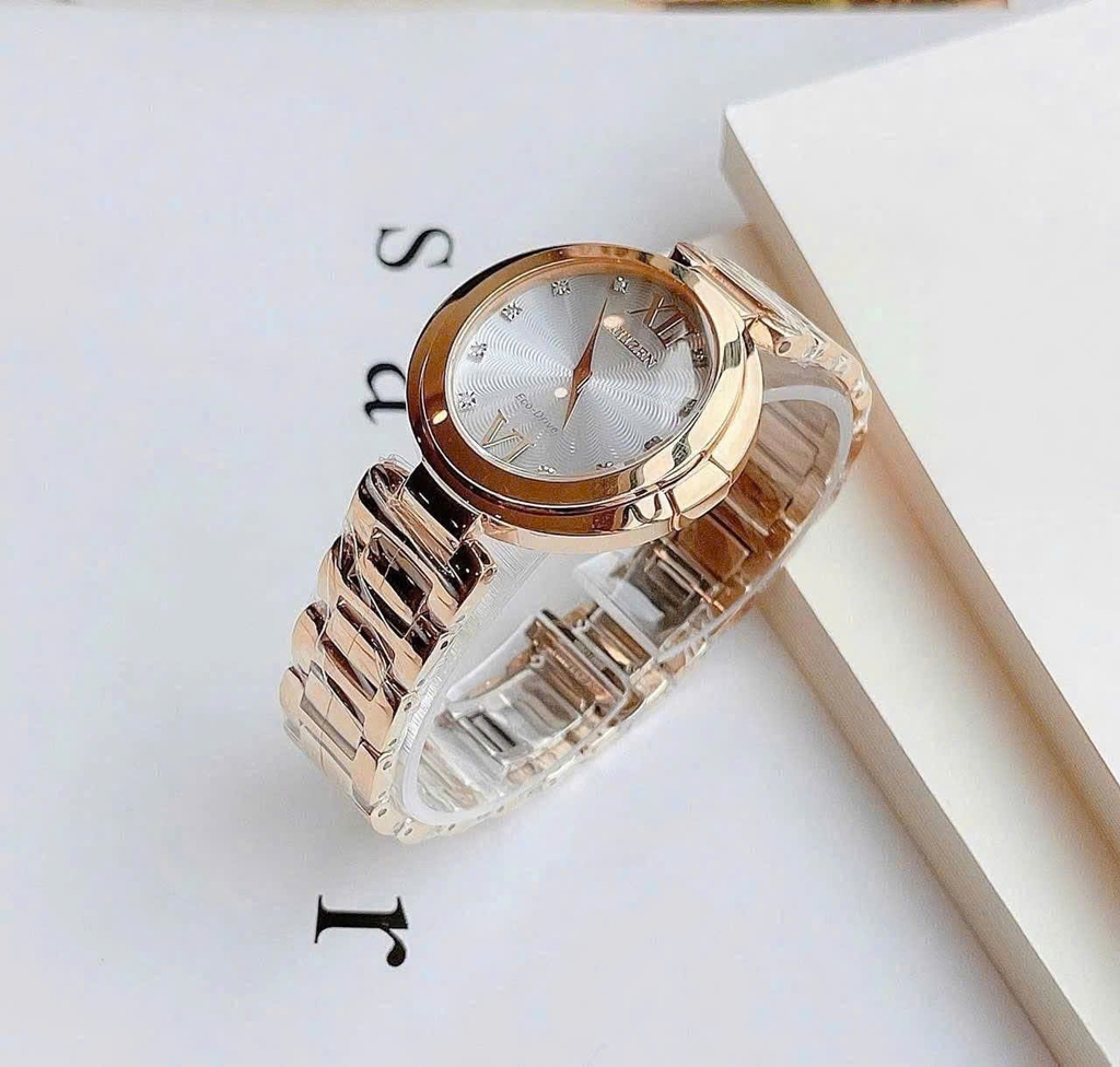 Đồng Hồ Nữ Citizen Quartz Eco -Drive Capella Collection EX1512-53A