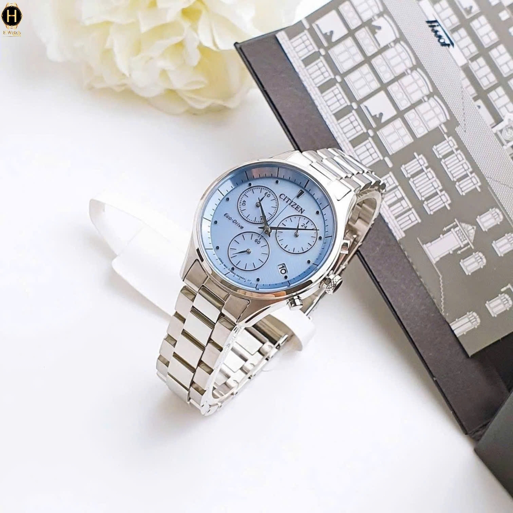 Đồng Hồ Nữ Citizen Quartz Eco-drive Chandler Chrono FB1440-57L