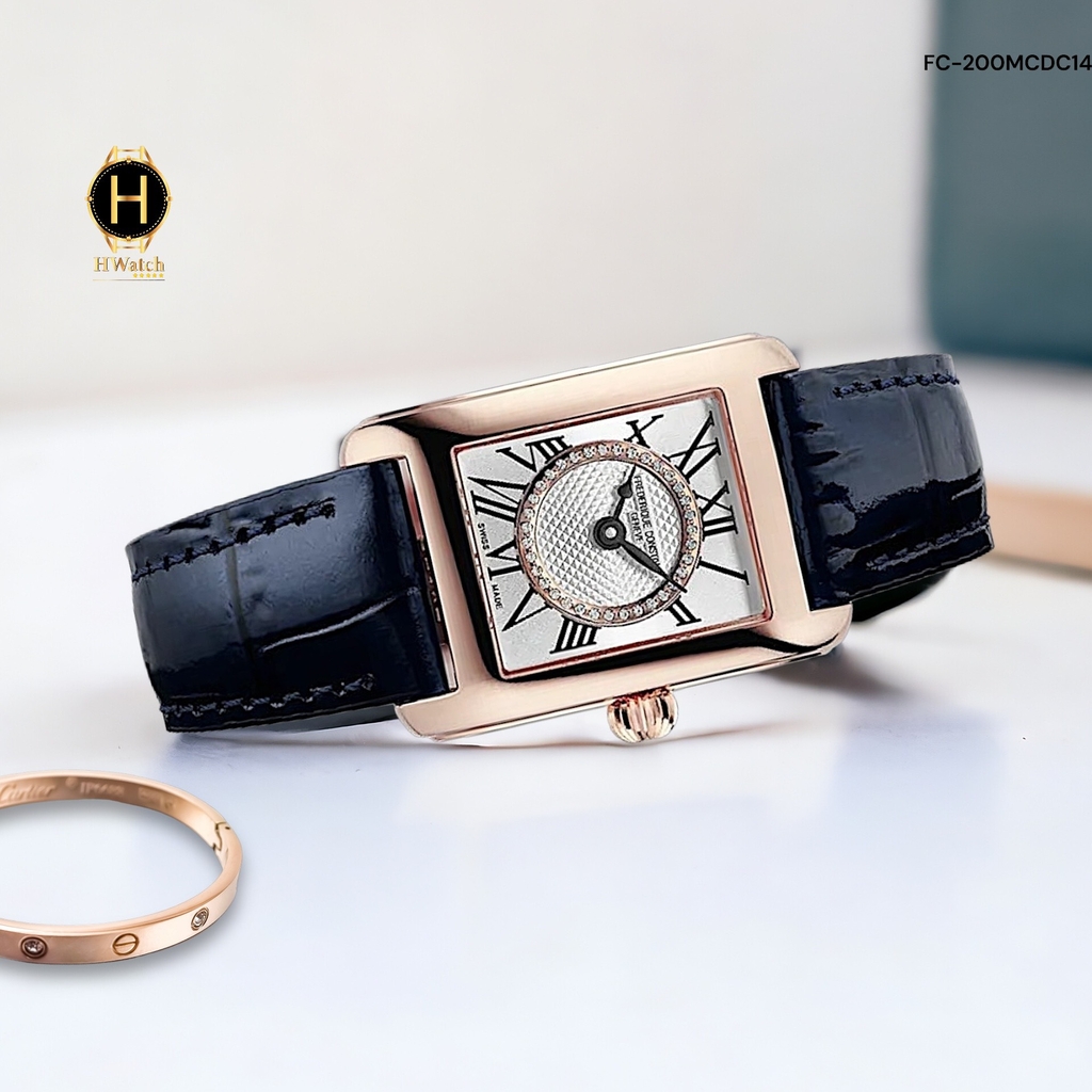 Đồng Hồ Nữ Frederique Constant Pin FC-200MCDC14 CLASSICS CARREE LADIES Diamond