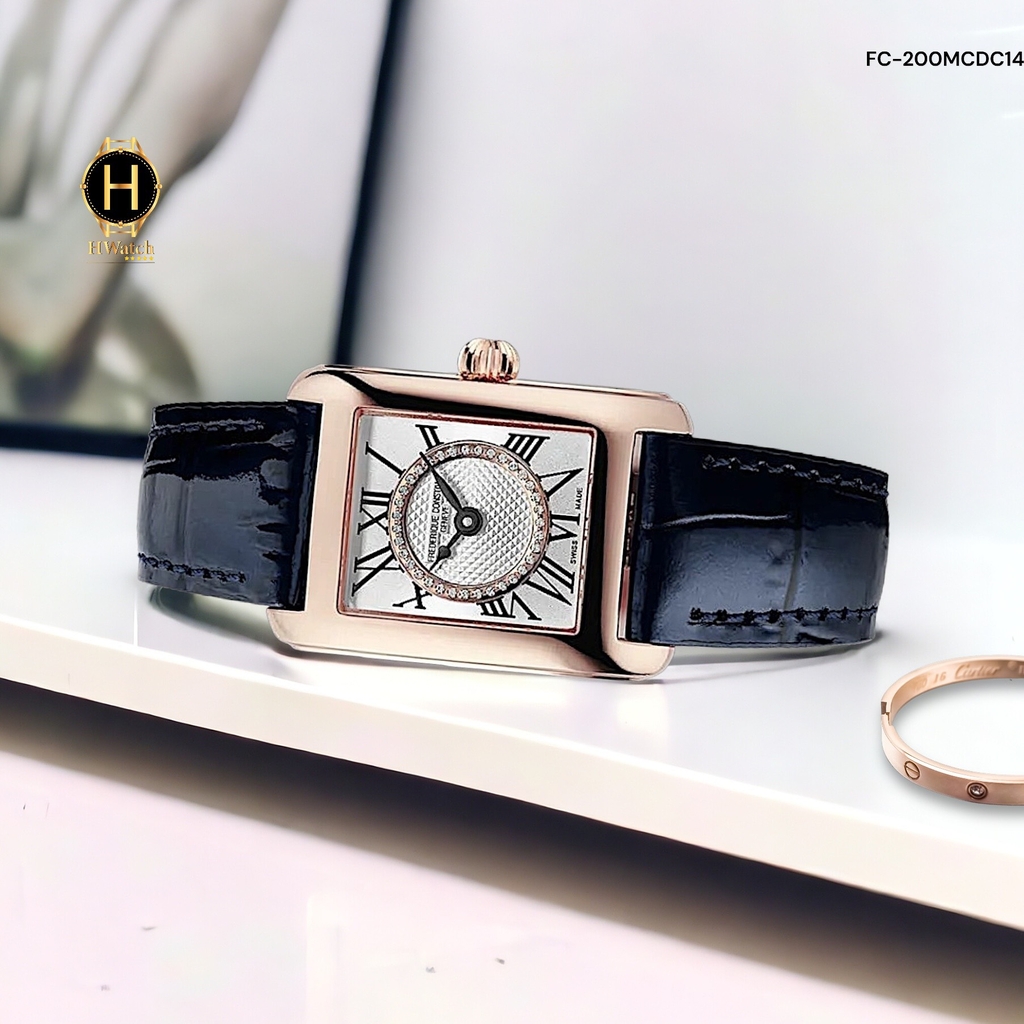 Đồng Hồ Nữ Frederique Constant Pin FC-200MCDC14 CLASSICS CARREE LADIES Diamond