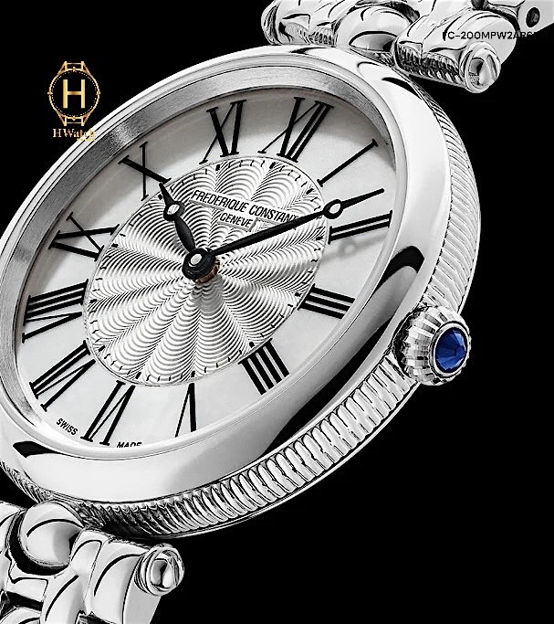 Đồng Hồ Nữ Frederique Constant Pin FC-200MPW2AR6B Classics Art Déco  Sapphire