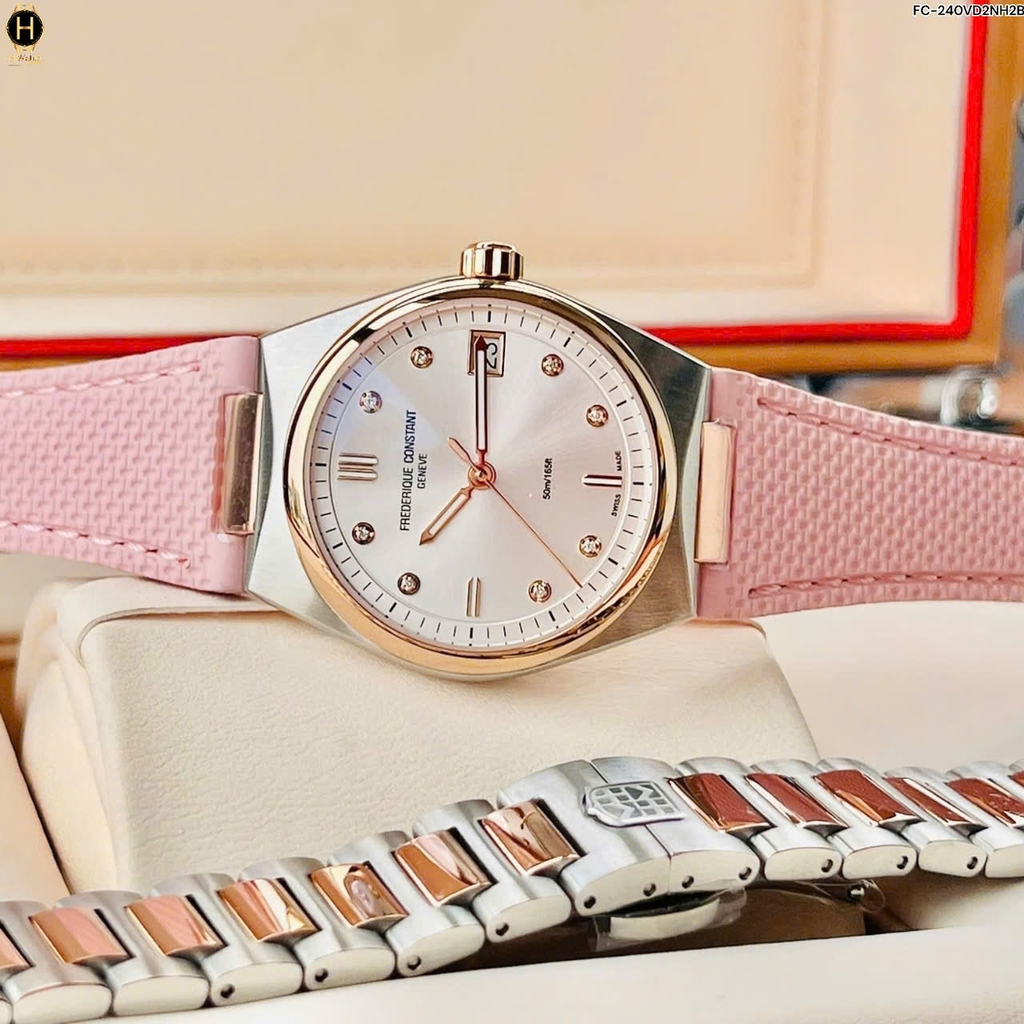 Đồng Hồ Nữ Frederique Constant Quartz Highlife Diamond FC-240VD2NH2B ( FC240VD2NH2B )