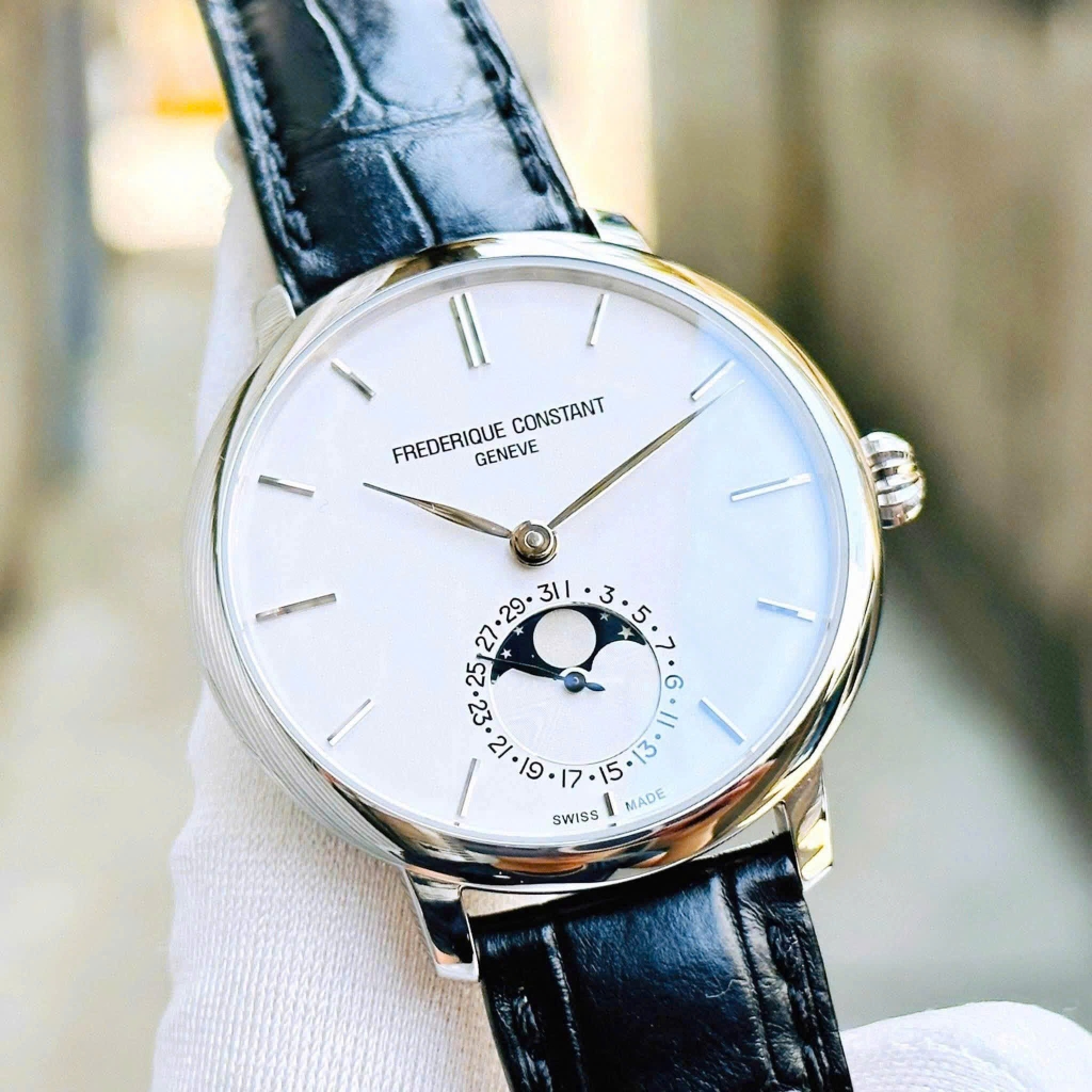 Đồng Hồ Nam Frederique Constant Automatic Slimline Moonphase FC-703S3S6 ( FC703S3S6 )