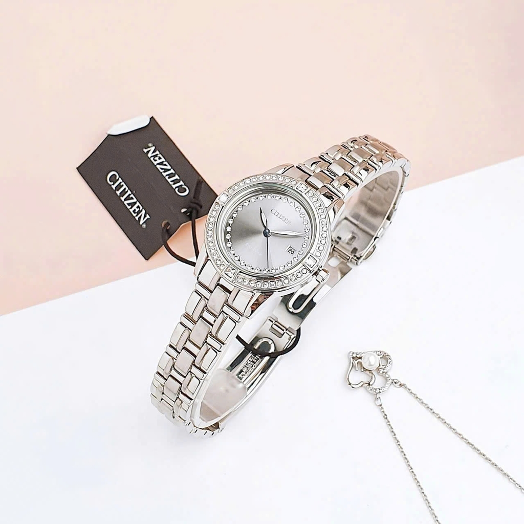 Đồng Hồ Nữ Citizen Quartz Eco-drive Silhouette FE1150-58H