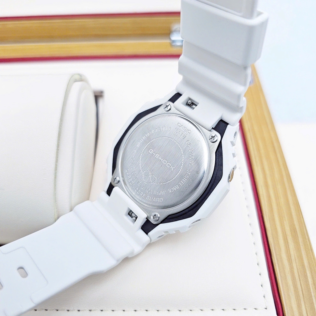 Đồng Hồ Nam Casio Quartz Gshock GA-2100WS-7ADR Dây Nhựa Mặt Xanh