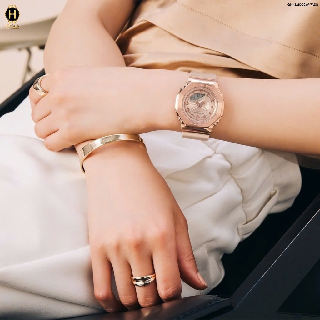 Đồng Hồ Unisex Casio Quartz Gshock GM-S2100CW-7ADR