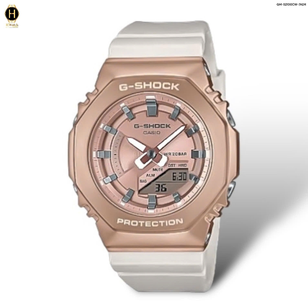 Đồng Hồ Unisex Casio Quartz Gshock GM-S2100CW-7ADR