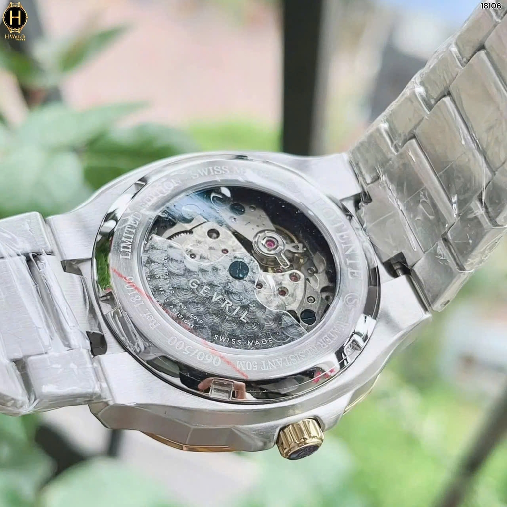 Đồng Hồ Nam Gv2 By Gevril Automatic Potente 18106