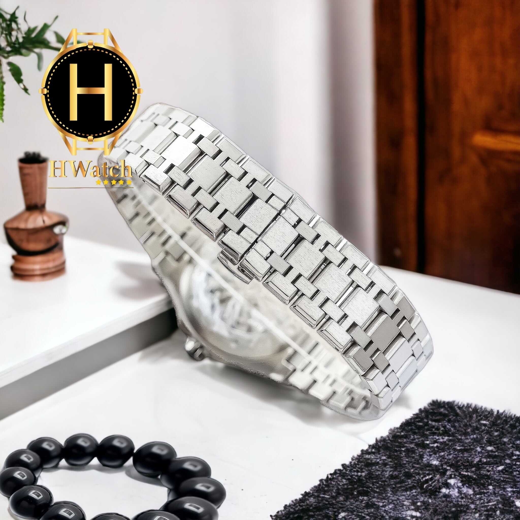 Đồng Hồ Nam I&W Carnival Automatic 721G1 Dây Thép Vỏ Trắng Mặt Xanh Sapphire