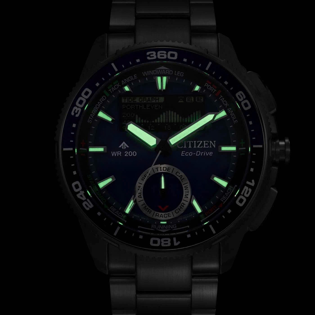 Đồng Hồ Nam Citizen Quartz Eco-Drive Promaster Marine Wave Tracker JV3006-50L