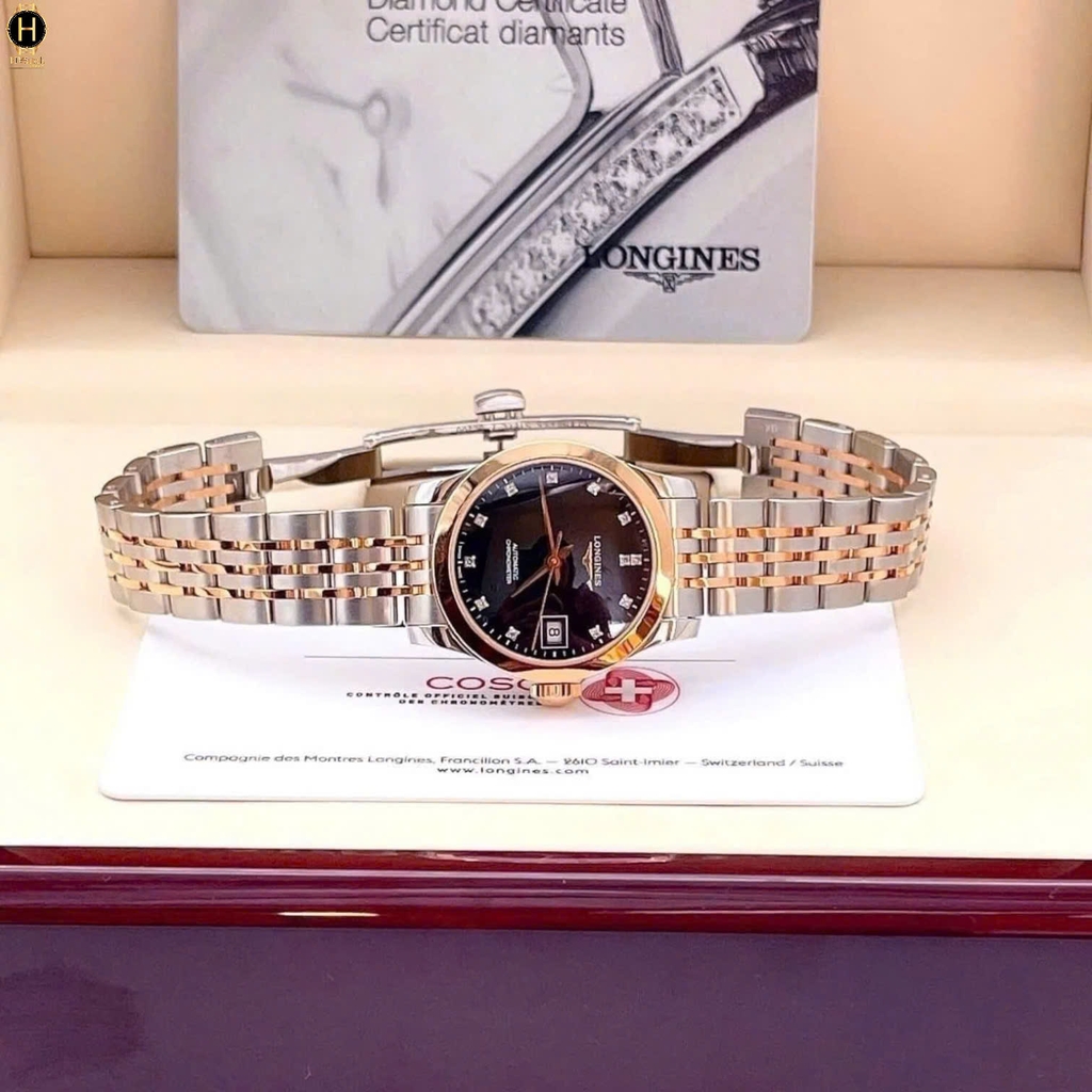 Đồng Hồ Nữ Longines Automatic Chronometer Record L2.321.5.57.7 (L23215577)