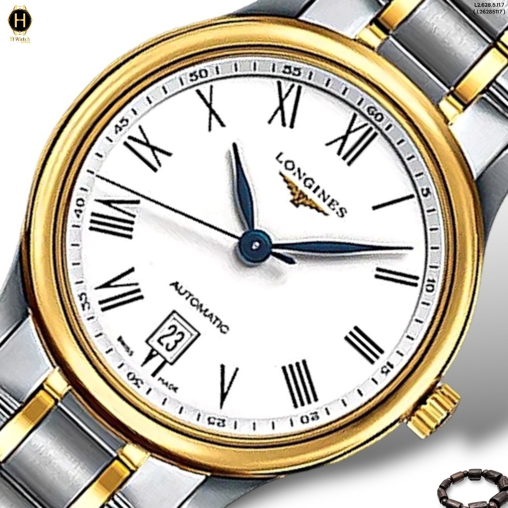 Đồng Hồ Nam Longines Automatic Master Collection L2.628.5.11.7 (L26285117) Dây Thép Demi Mặt Trắng Sapphire.