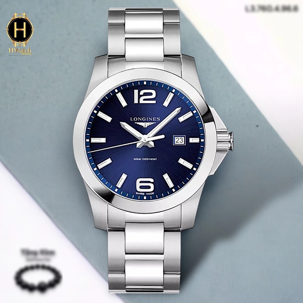 Đồng Hồ Nam Longines Quartz Conquest L3.760.4.96.6 (L37604966)
