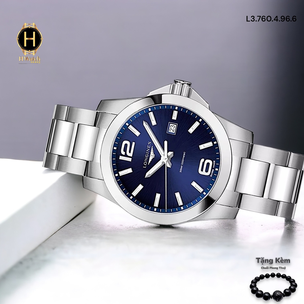 Đồng Hồ Nam Longines Quartz Conquest L3.760.4.96.6 (L37604966)