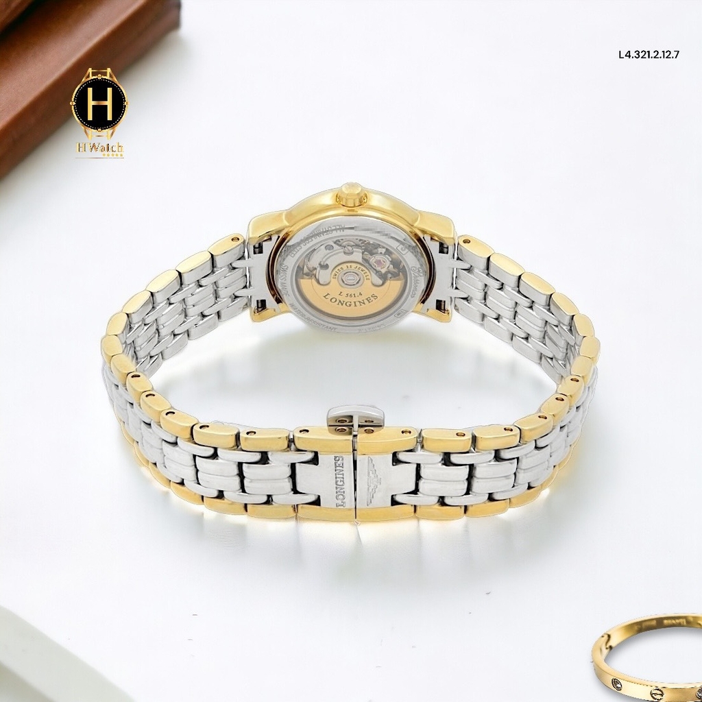Đồng Hồ Nữ Longines Automatic L4.321.2.12.7 (L43212127) Présence Sapphire