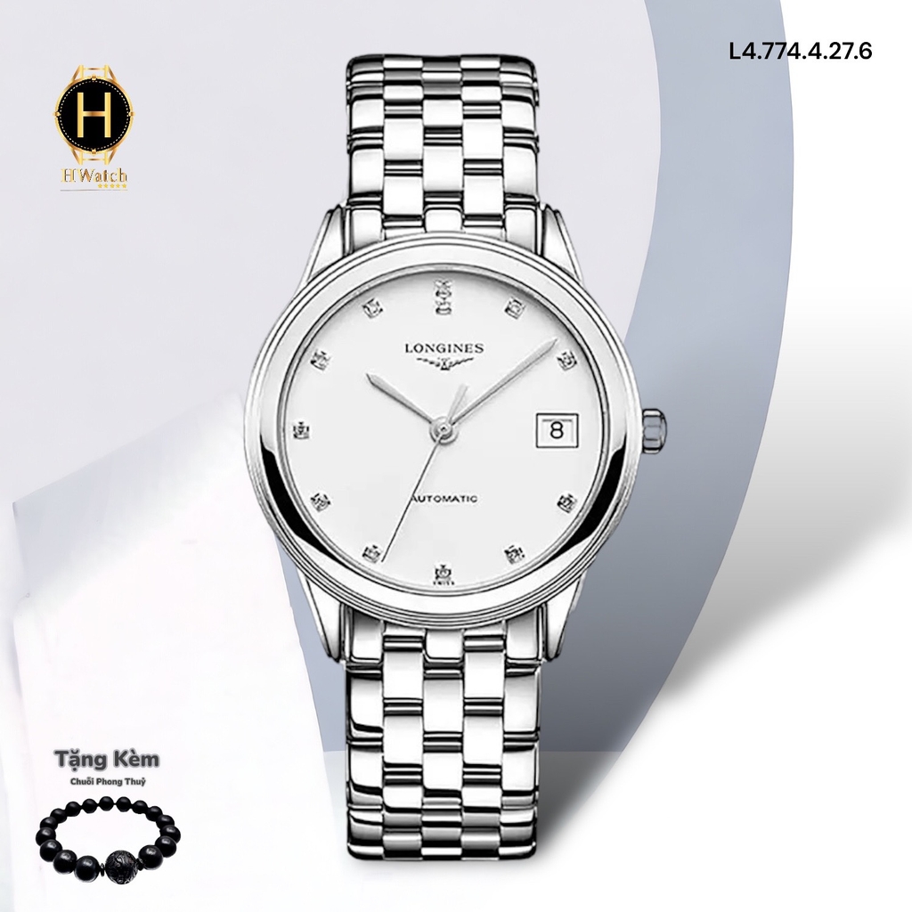 Đồng Hồ Nam Longines Automatic Flagship Diamond Stainless Steel  L4.774.4.27.6