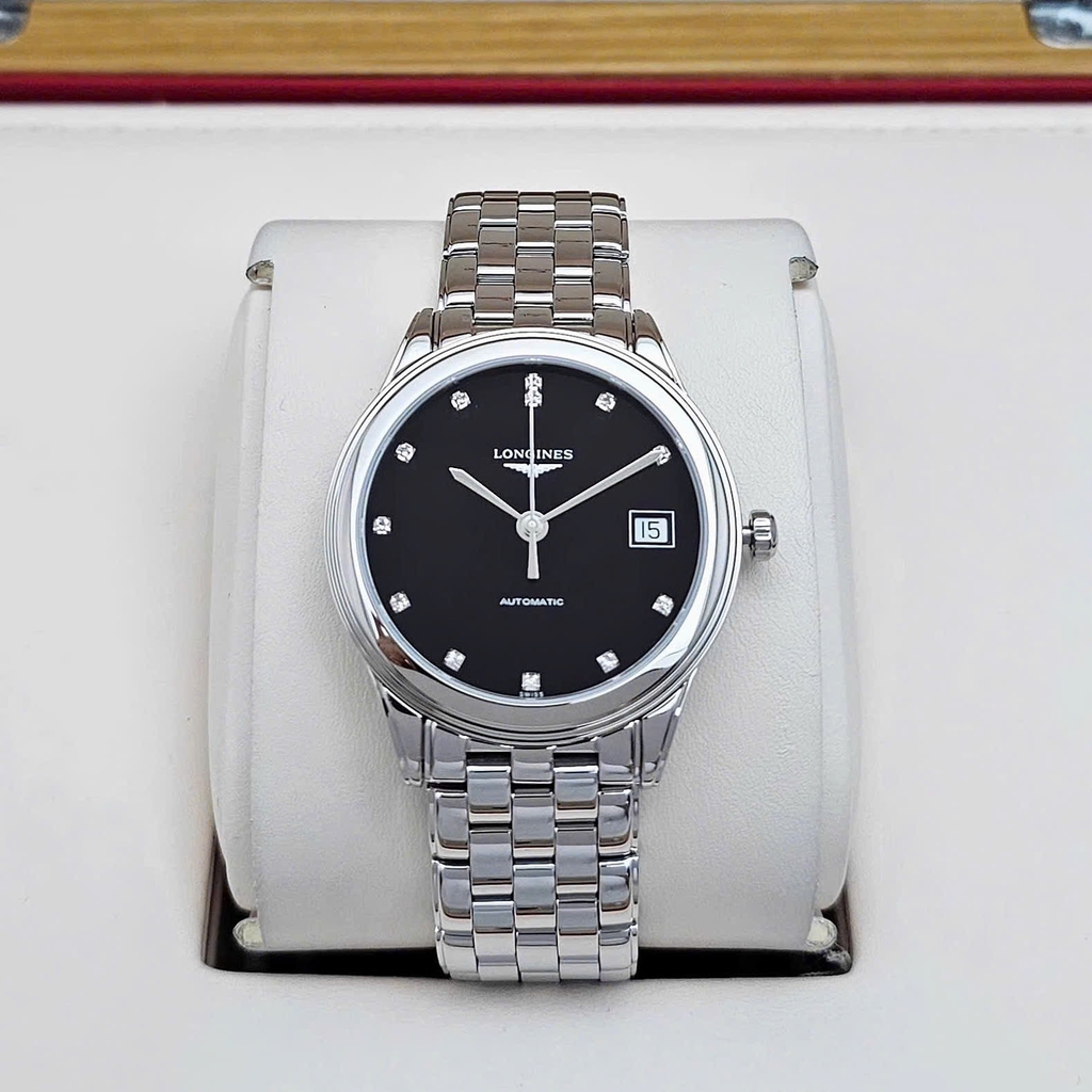 Đồng Hồ Nam Longines Automatic Flagship Diamond L4.774.4.57.6 (L47744576)