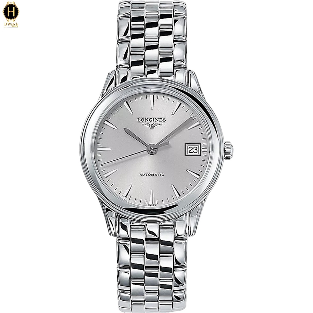 Đồng Hồ Nam Longines Automatic Flagship L4.774.4.72.6 (L47744726) Dây Thép Mặt Xám Sapphire.