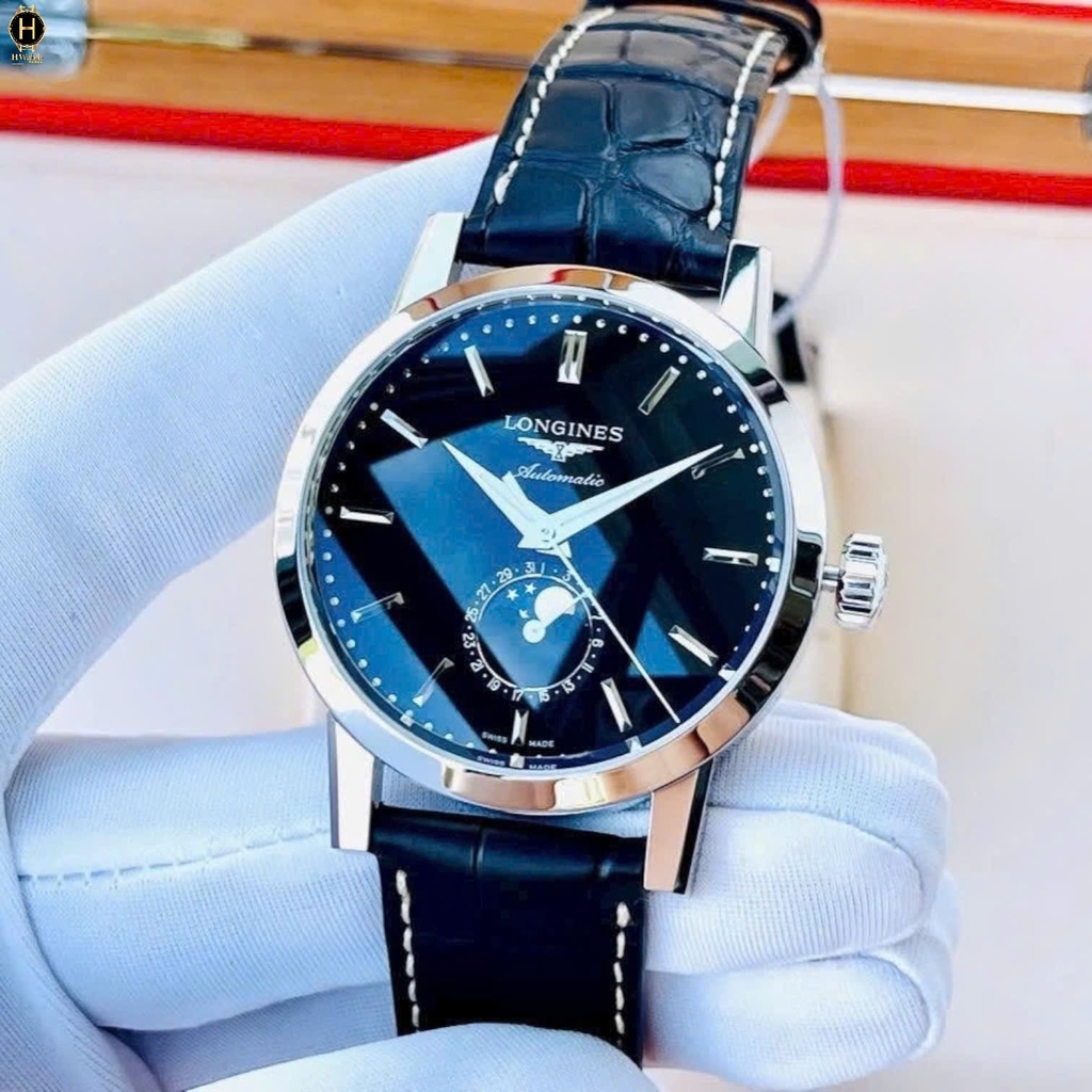 Đồng Hồ Nam Longines 1832 Automatic Moon Phase L4.826.4.52.0 ( L48264520 )