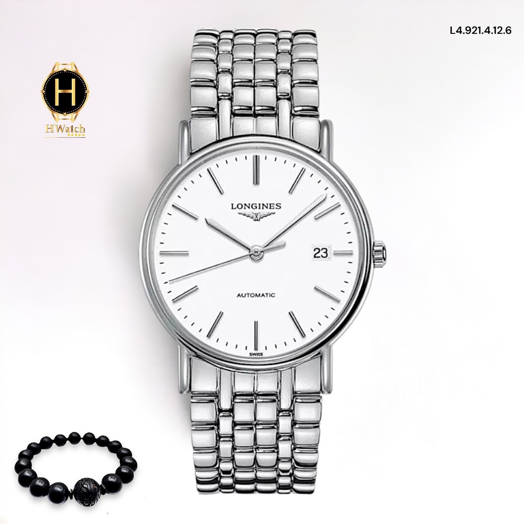 Đồng Hồ Nam Longines Automatic L4.921.4.12.6  (L49214126) Presence Sapphire