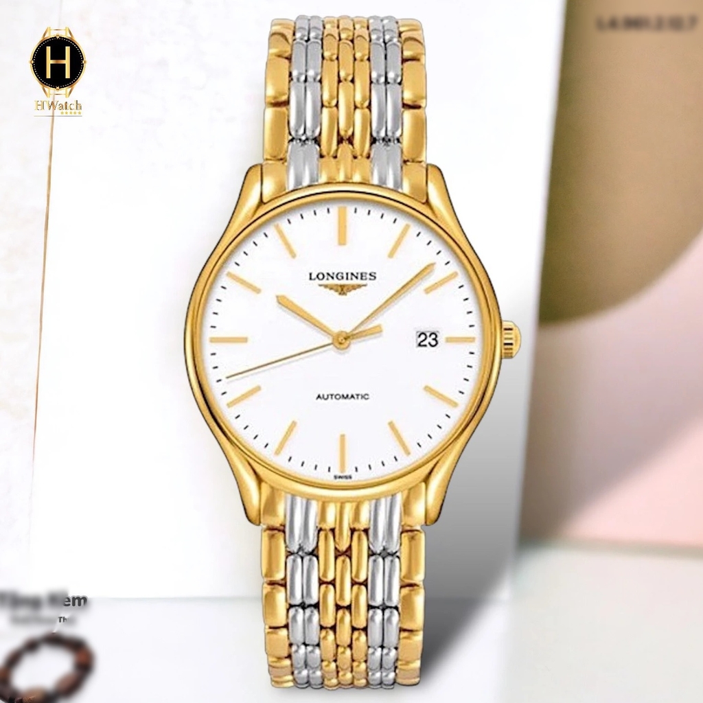 Đồng Hồ Nam Longines Automatic L4.961.2.12.7 (L49612127) Lyre Demi Gold 40mm