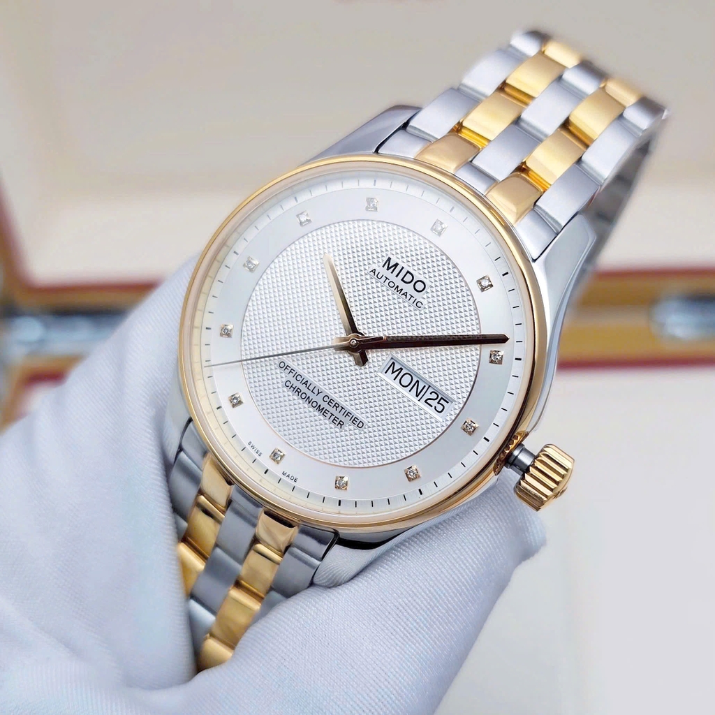 Đồng Hồ Nam Mido Automatic Chronometer Belluna Diamond M001.431.22.036.92 ( M0014312203692 )