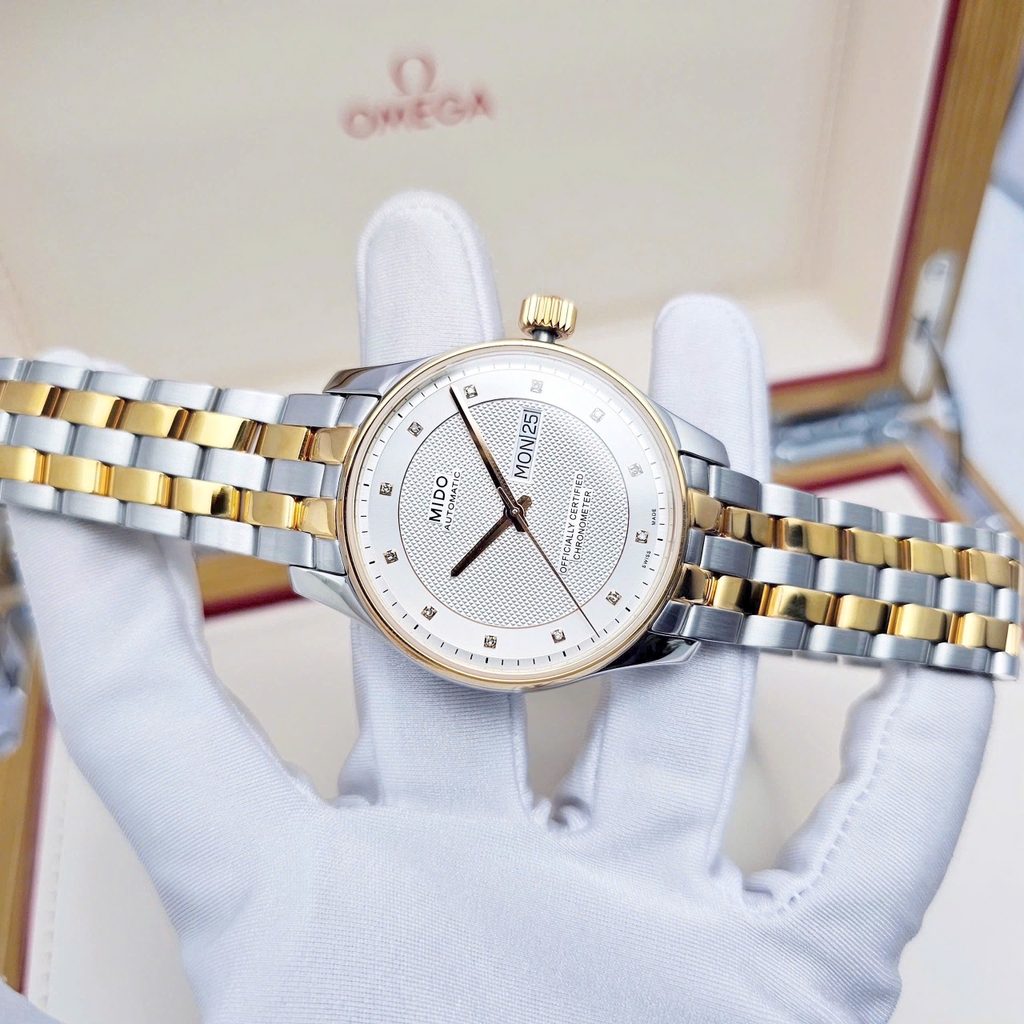 Đồng Hồ Nam Mido Automatic Chronometer Belluna Diamond M001.431.22.036.92 ( M0014312203692 )