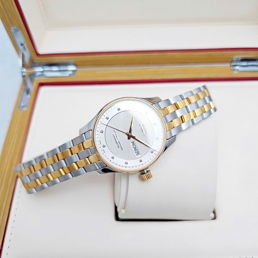 Đồng Hồ Nam Mido Automatic Chronometer Belluna Diamond M001.431.22.036.92 ( M0014312203692 )