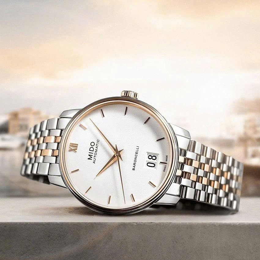 Đồng Hồ Nam Mido Automatic Baroncelli Big Date M027.426.22.018.00 (M0274262201800 )