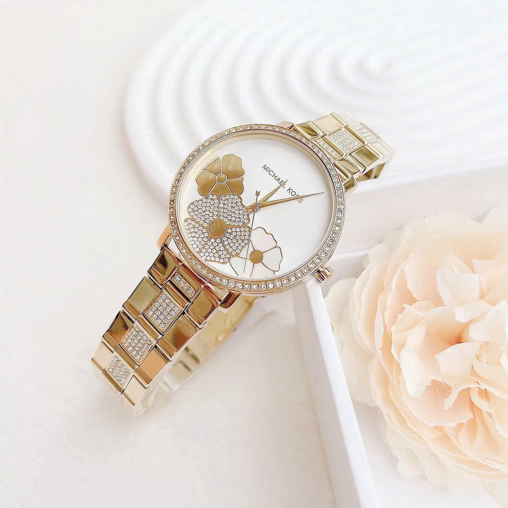 Đồng Hồ Nữ Michael Kors Quartz Jaryn Pavé MK3864