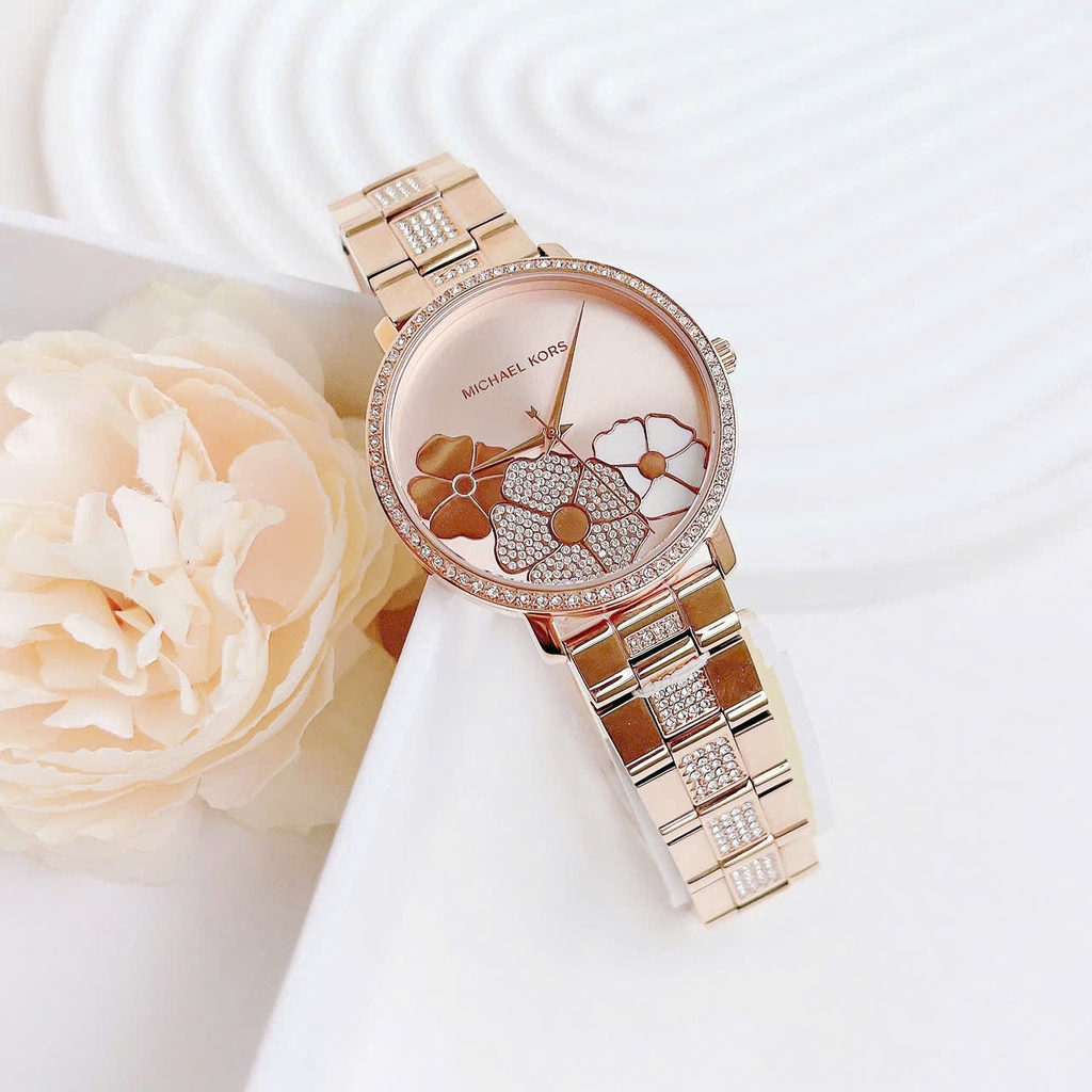 Đồng Hồ Nữ Michael Kors Quartz Jaryn Pavé MK3865