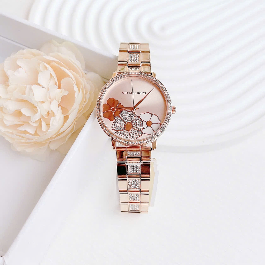 Đồng Hồ Nữ Michael Kors Quartz Jaryn Pavé MK3865