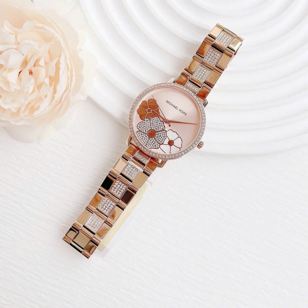 Đồng Hồ Nữ Michael Kors Quartz Jaryn Pavé MK3865