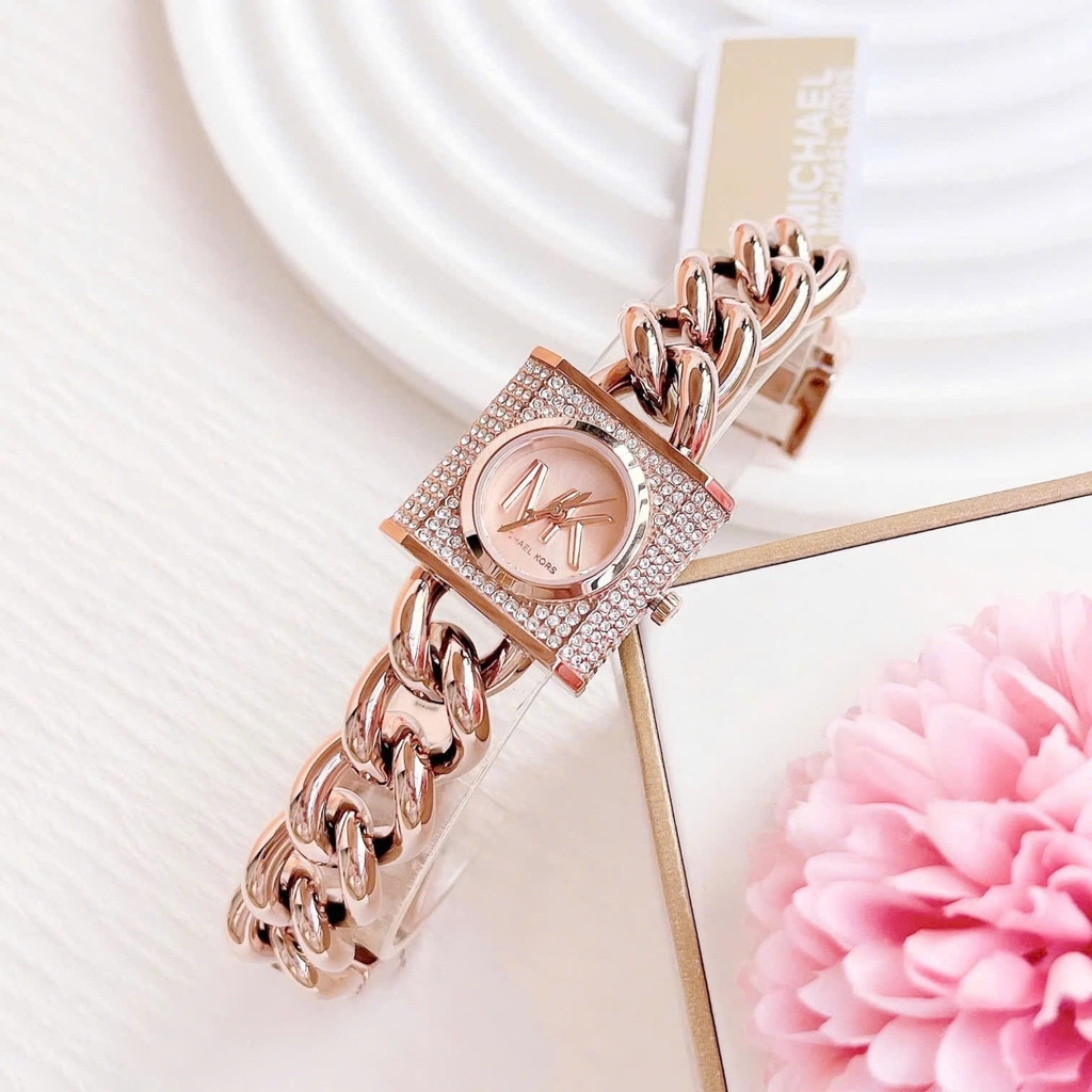 Đồng Hồ Nữ Michael Kors Quartz Chain Lock MK4827