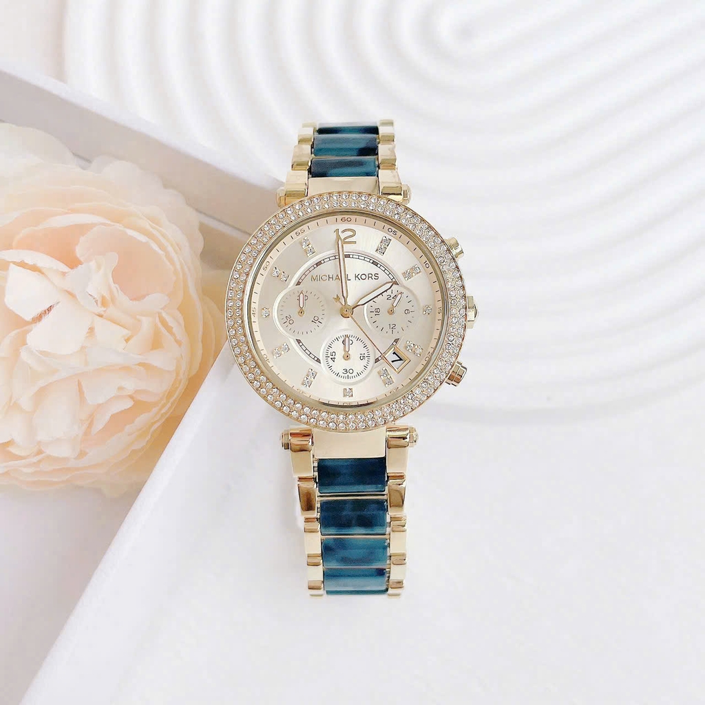 Đồng Hồ Nữ Michael Kors Quartz Parker Champagne MK6238