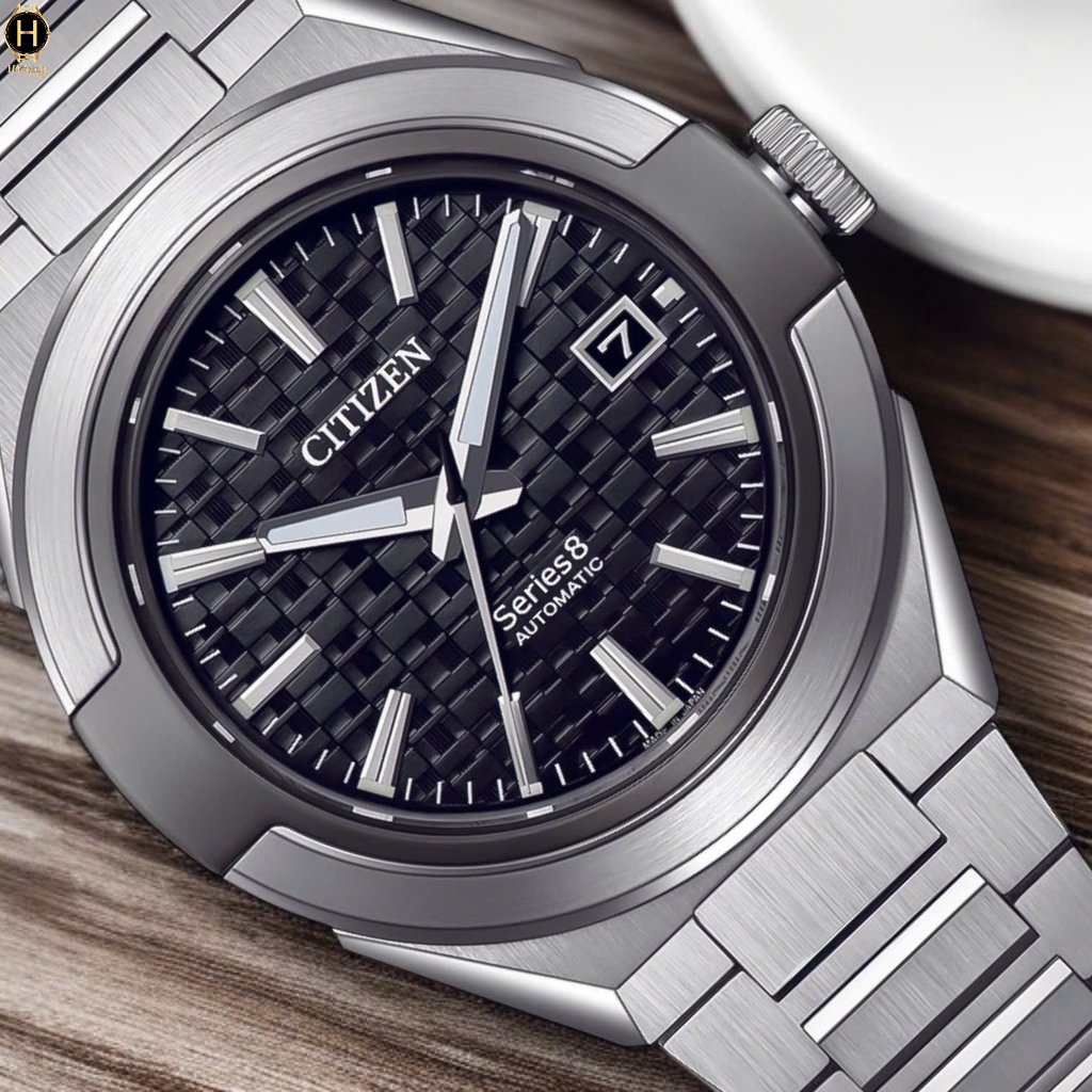 Đồng Hồ Nam Citizen Automatic Series 8 Black NA1036-56E