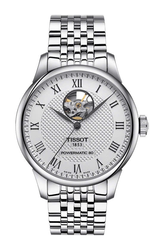 Đồng Hồ Nam Tissot Automatic Le Locle Powermatic 80 Open Heart  T006.407.11.033.02 ( T0064071103302 )