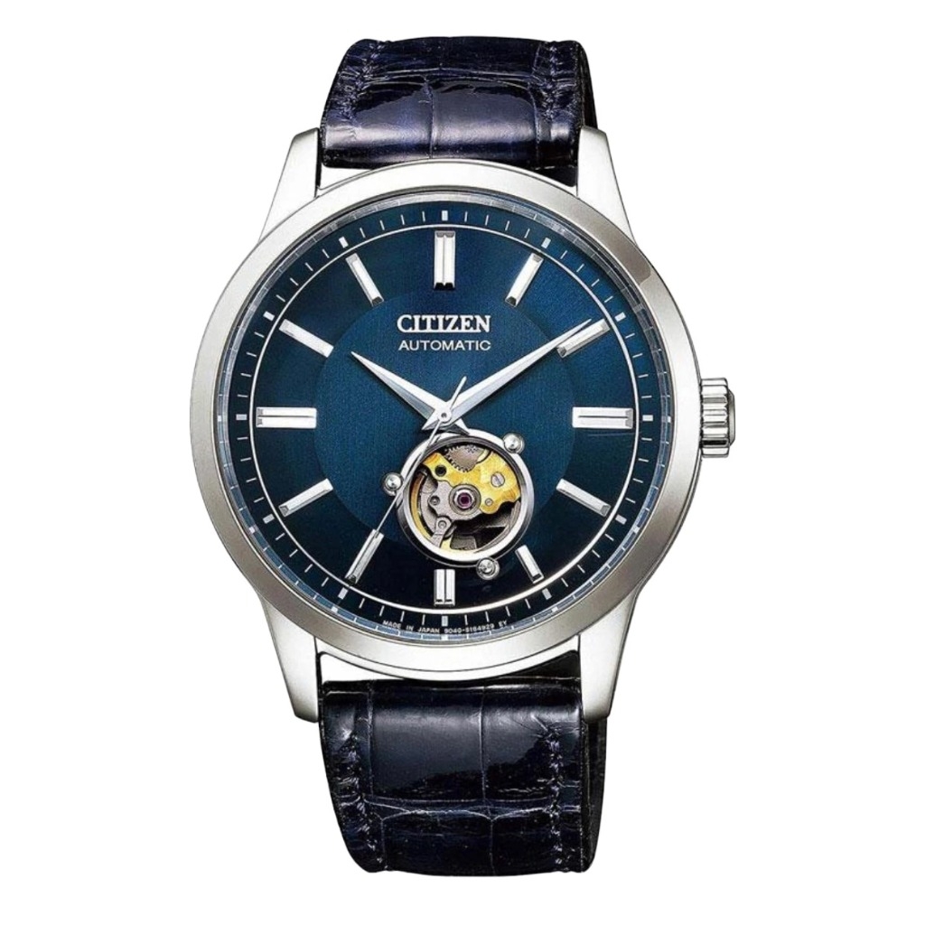 Đồng Hồ Nam Citizen Automatic NB4020-11L Dây Da Mặt Xanh Dương Sapphire