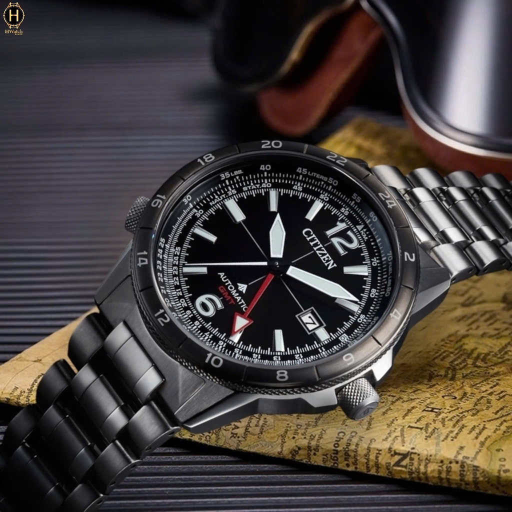 Đồng Hồ Nam Citizen Automatic Promaster Mechanical GMT NB6046-59E