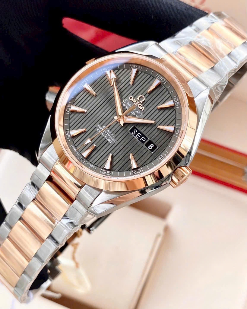 Đồng Hồ Nam Omega Automatic Seamaster Aqua Terra Teak Annual Calendar 231.20.43.22.06.002 (  23120432206002