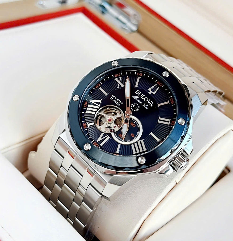 Đồng Hồ Nam Bulova Automatic Marine Star 98A302